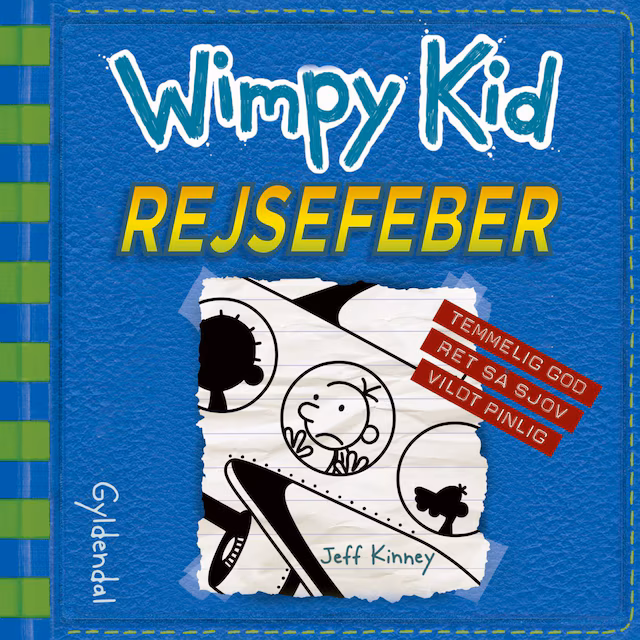 Omslag: Wimpy Kid 12 - Rejsefeber